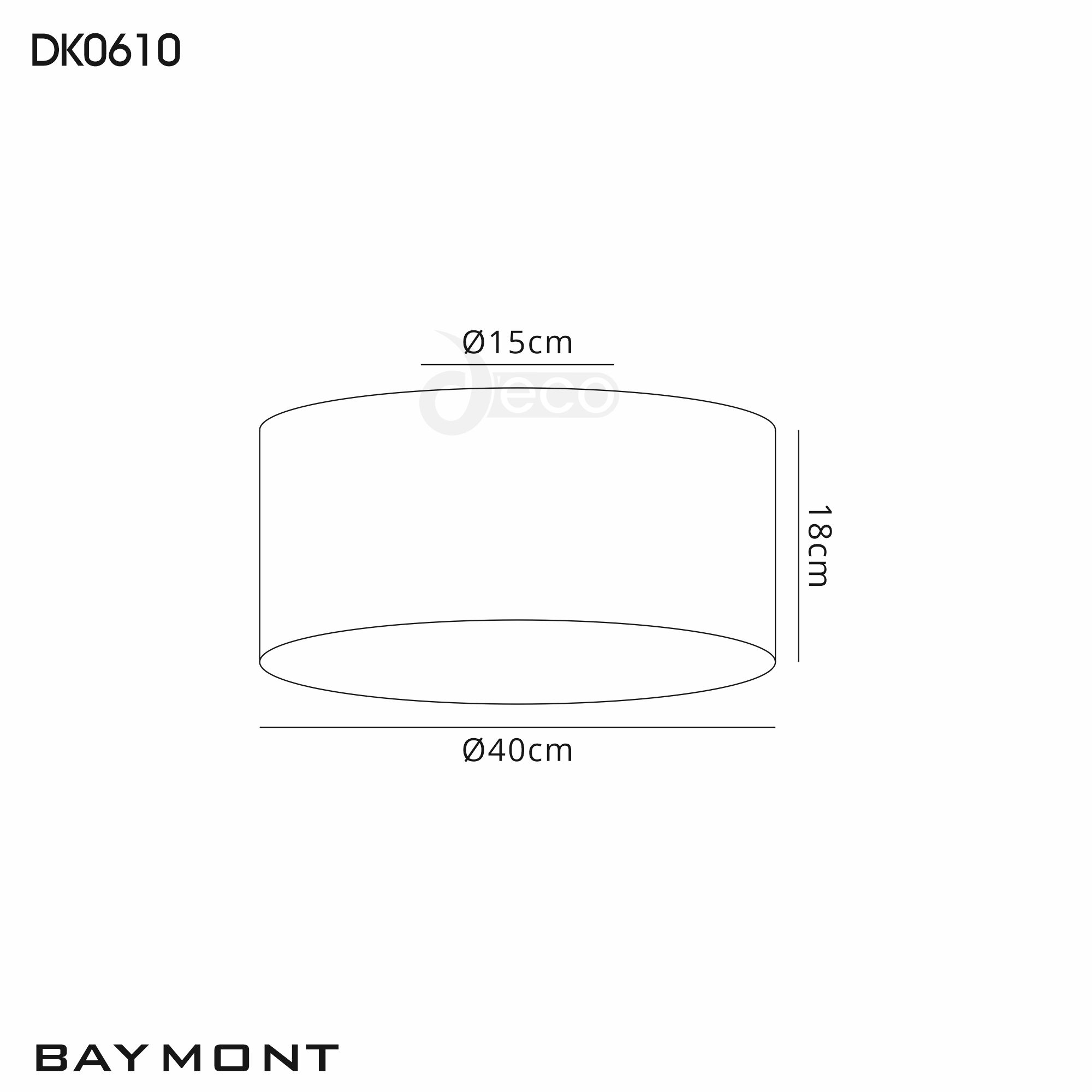 Baymont 40cm Flush 3 Light Ivory Pearl; Frosted Diffuser
